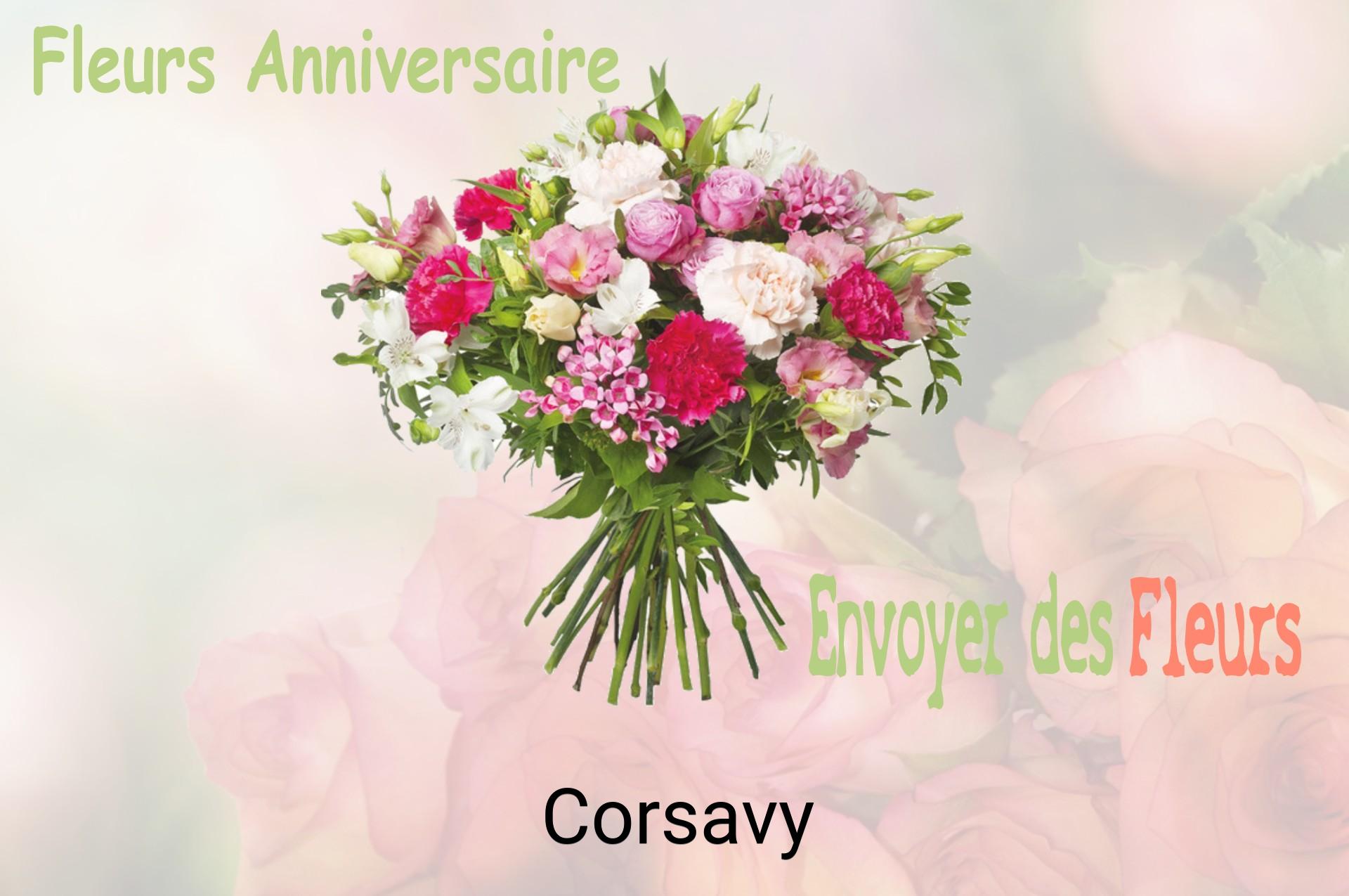 Bouquet de fleurs d’anniversaire livré à Corsavy